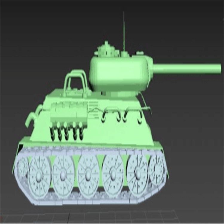 巨鹿充气军用坦克模型